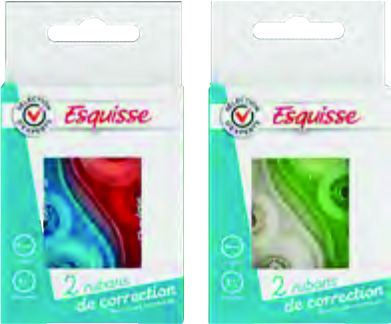 2 RUBANS DE CORRECTION