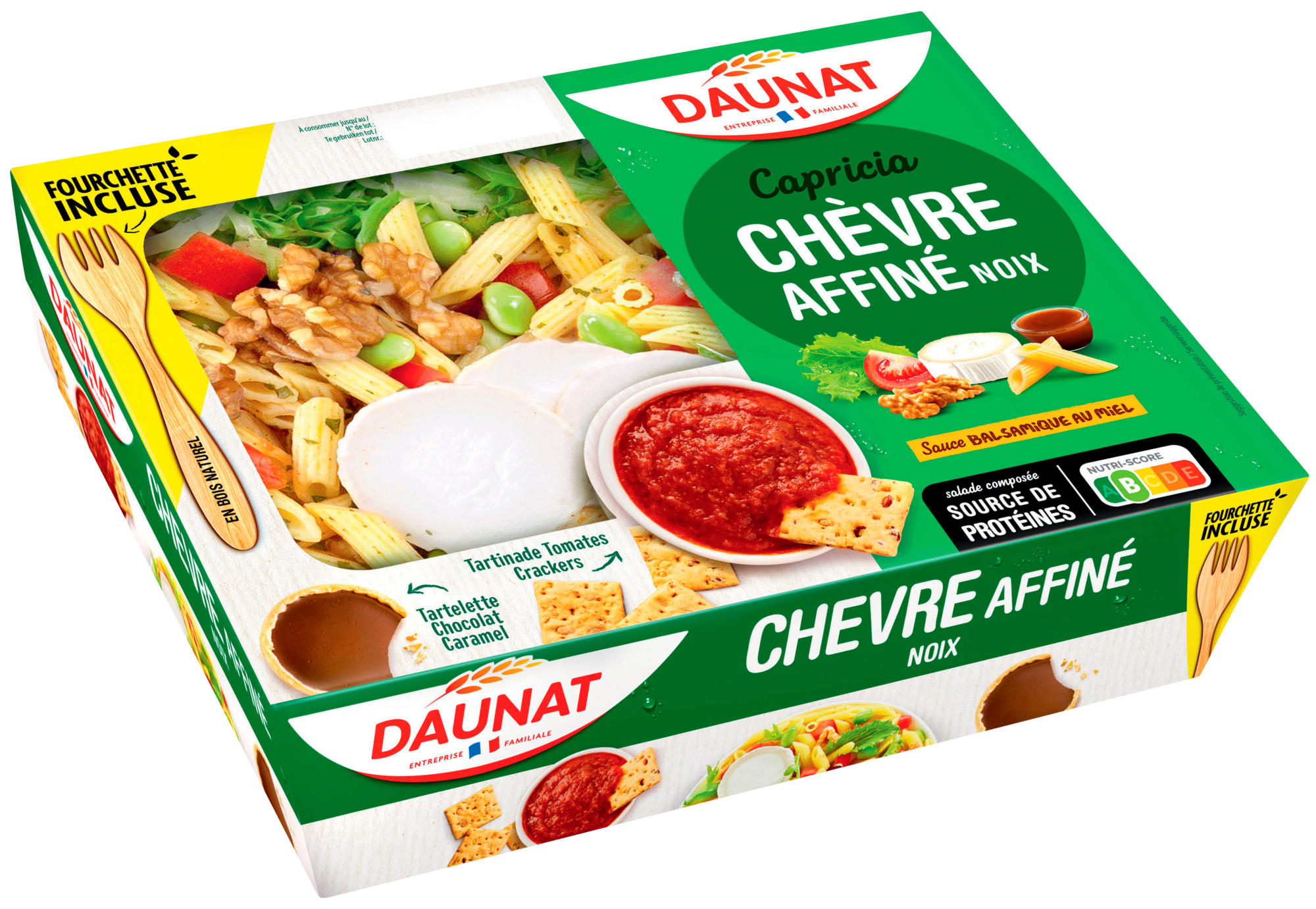 DAUNAT Plateau Capricia Chèvre affiné noix