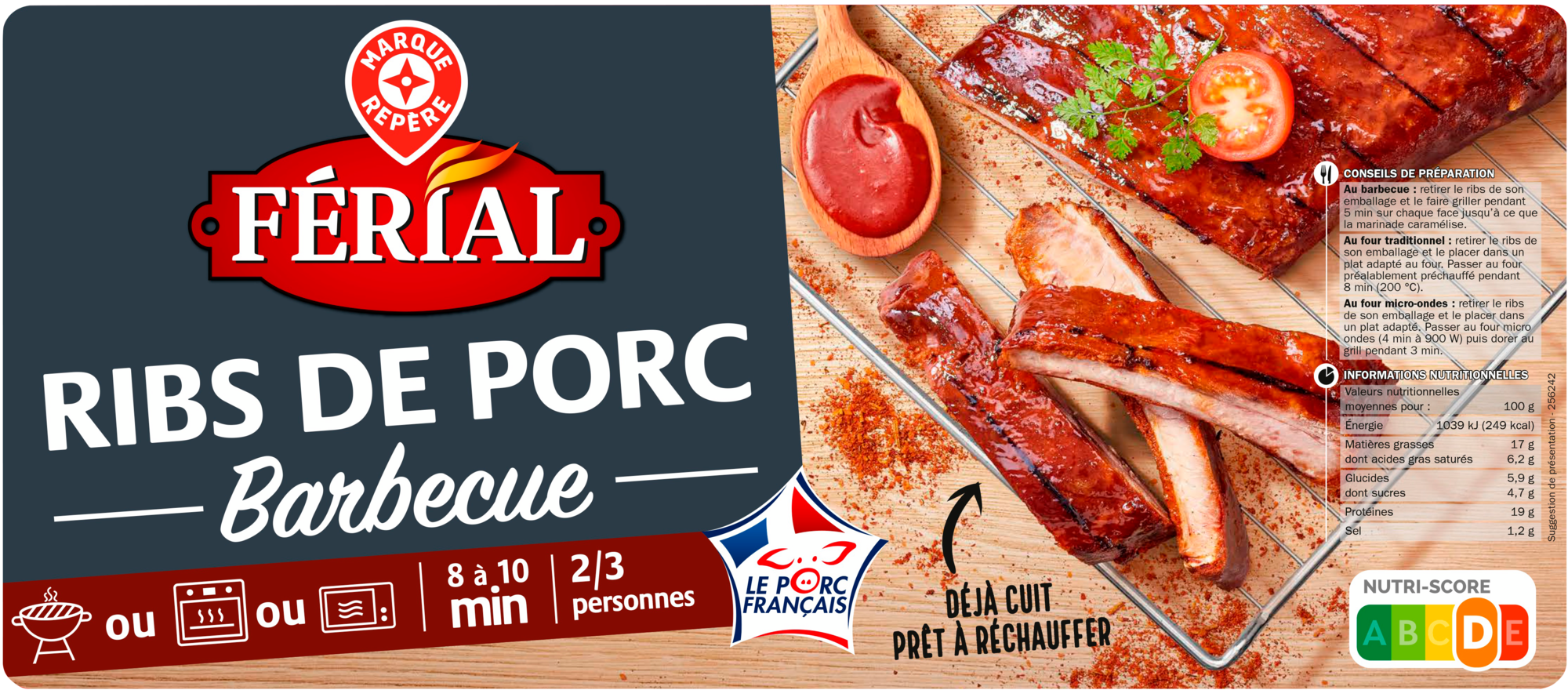 FÉRIAL RIBS DE PORC