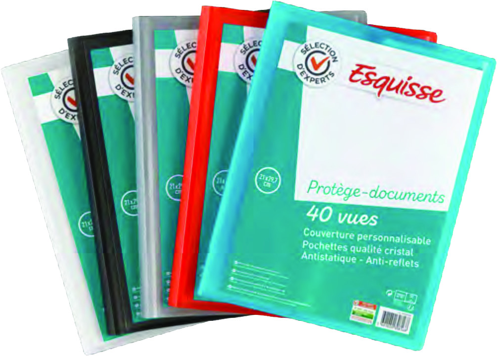 PROTÈGE-DOCUMENTS 40 VUES