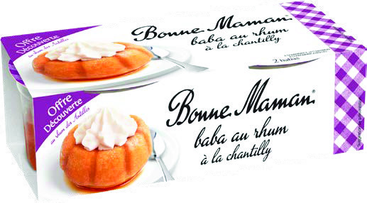 BONNE MAMAN BABA AU RHUM À LA CHANTILLY OFFRE DÉCOUVERTE