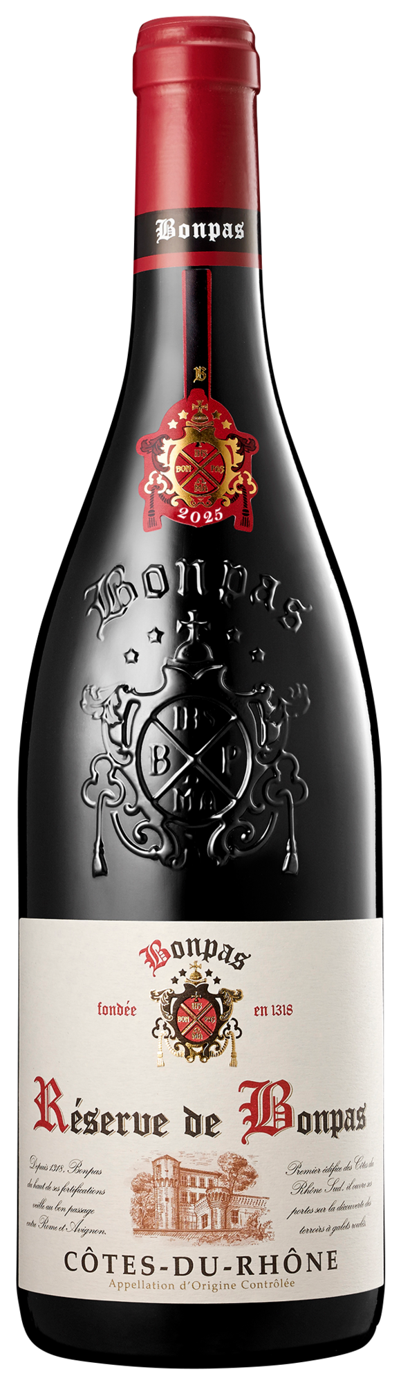 RÉSERVE DE BONPAS AOC CÔTES DU RHÔNE VIN ROUGE