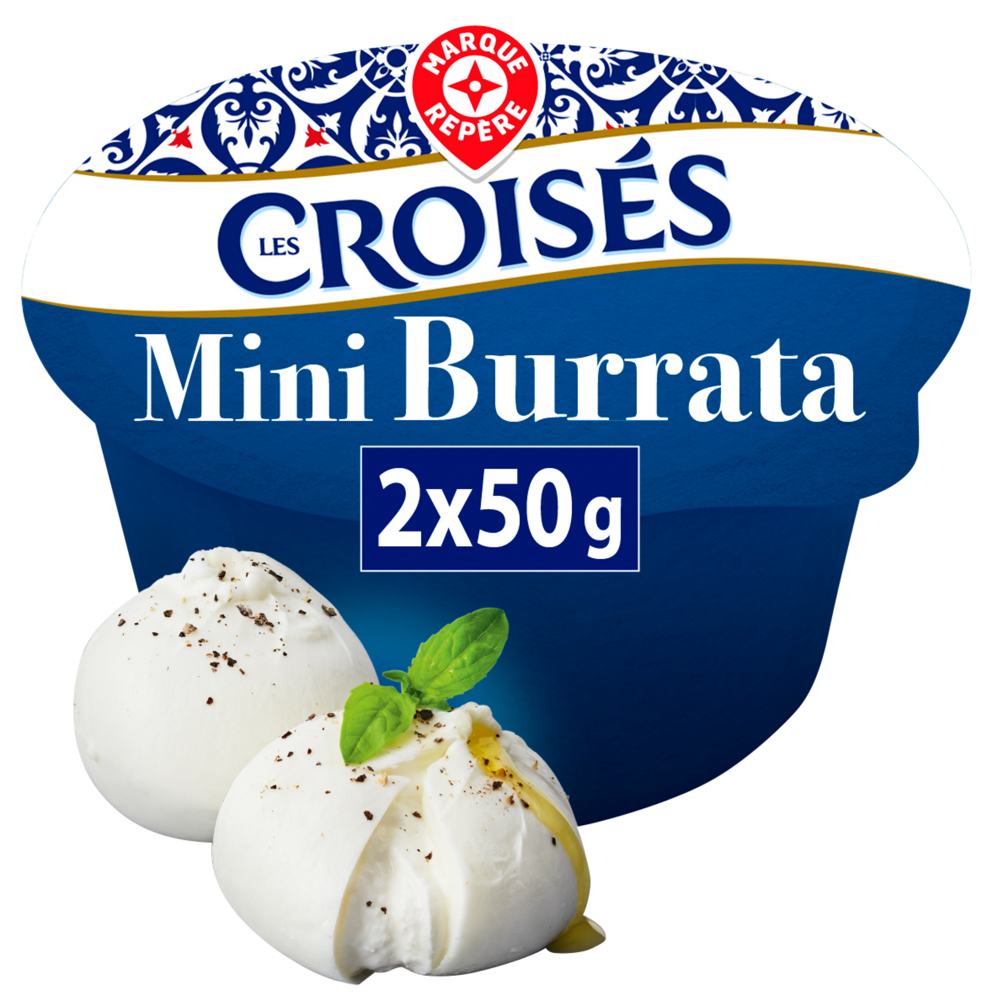 LES CROISÉS MINI BURRATA 25% MAT. GR.