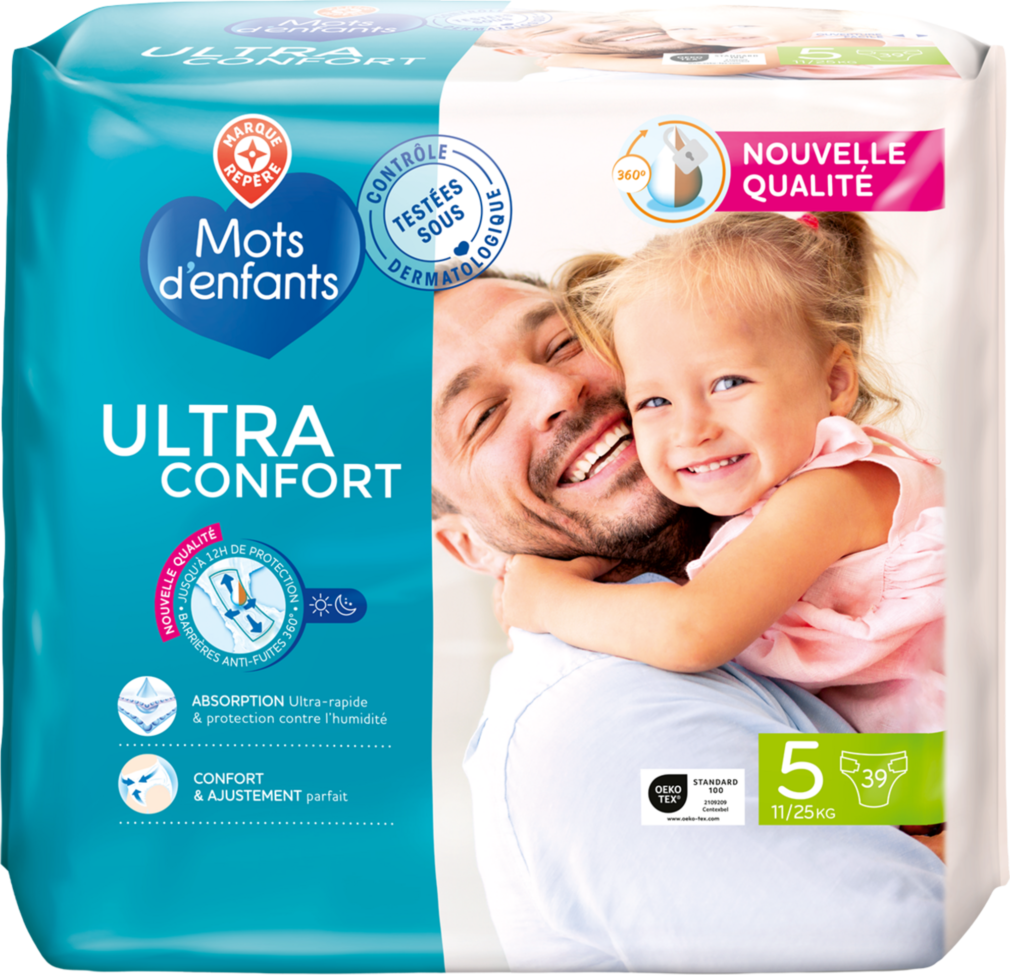 MOTS D'ENFANTS CHANGES BÉBÉ ULTRA CONFORT