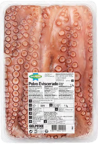 GELPEIXE POULPE SURGELÉ