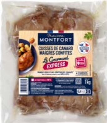 MAISON MONTFORT 4 CUISSES DE CANARD