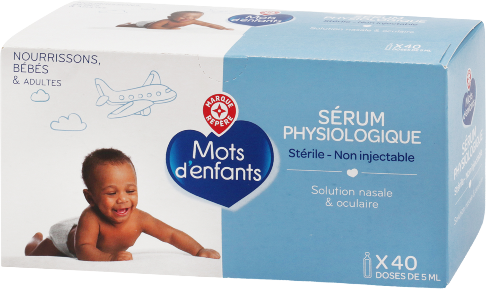 MOTS D'ENFANTS SÉRUM PHYSIOLOGIQUE
