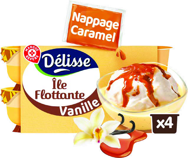 DÉLISSE ÎLE FLOTTANTE À LA VANILLE