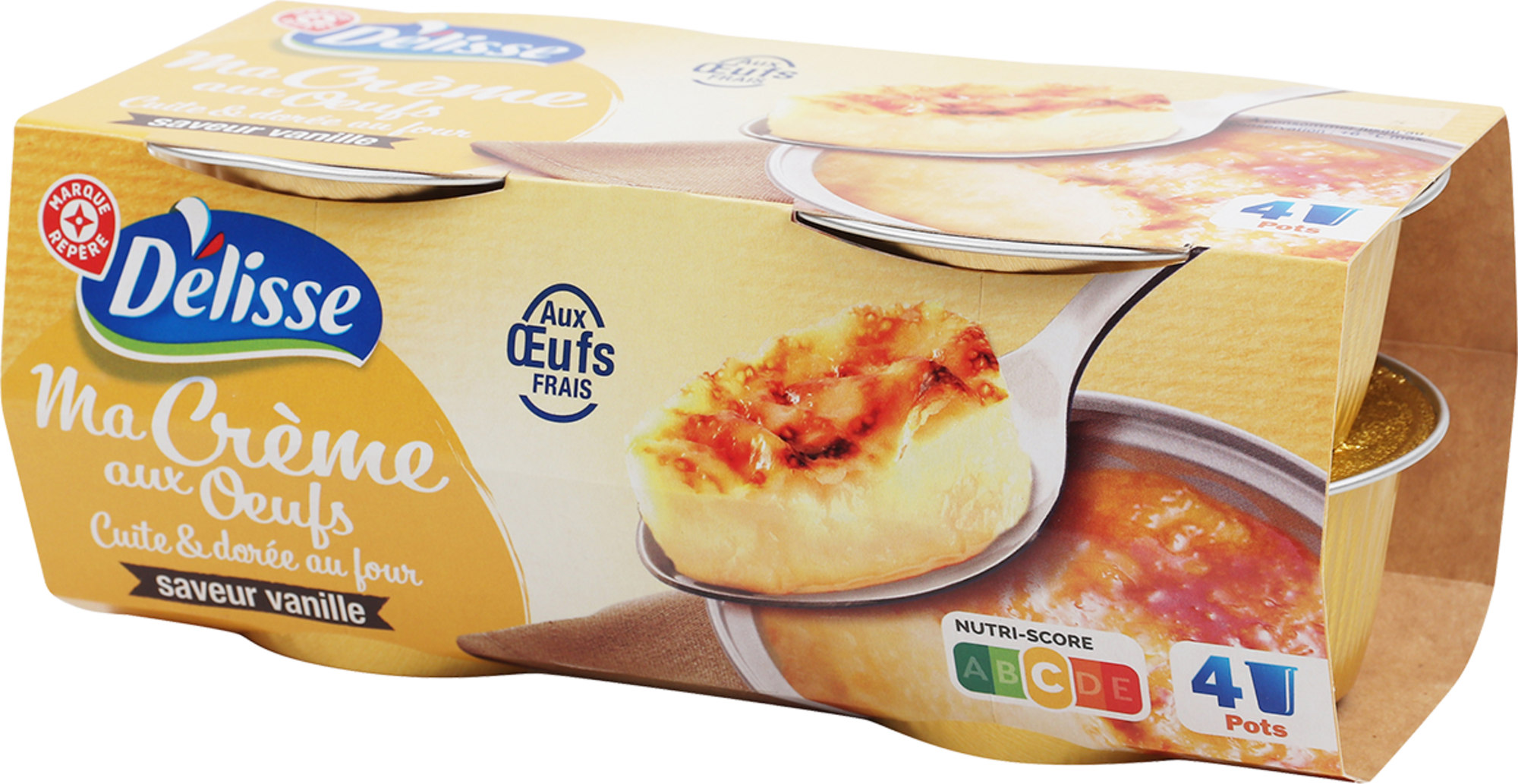 DÉLISSE CRÈME AUX ŒUFS À LA VANILLE