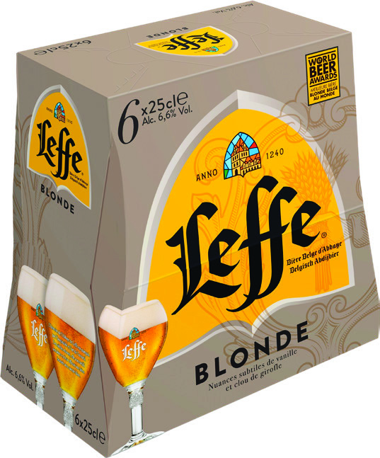LEFFE BIÈRE BELGE BLONDE D'ABBAYE