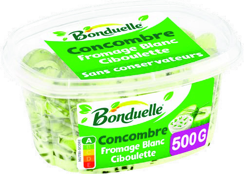 BONDUELLE CONCOMBRE AU FROMAGE BLANC ET CIBOULETTE