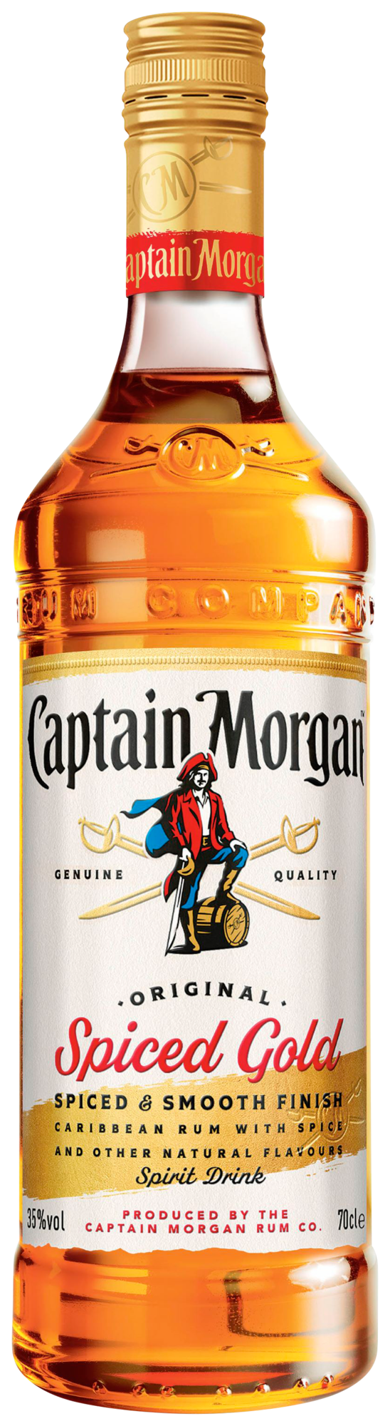CAPTAIN MORGAN SPIRITUEUX À BASE DE RHUM ORIGINAL SPICED GOLD