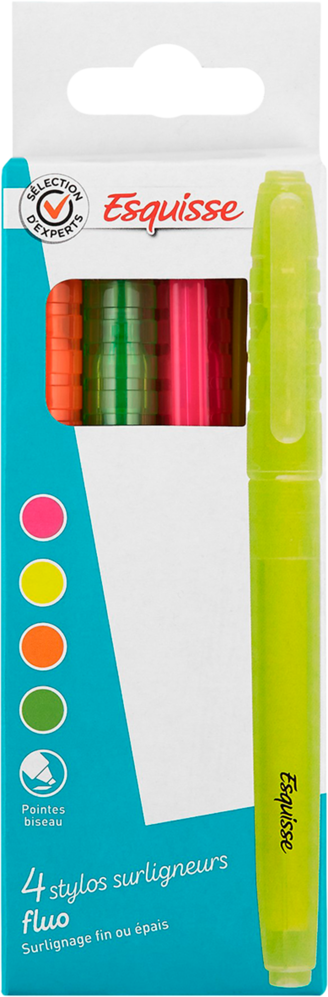 ESQUISSE 4 STYLOS SURLIGNEURS