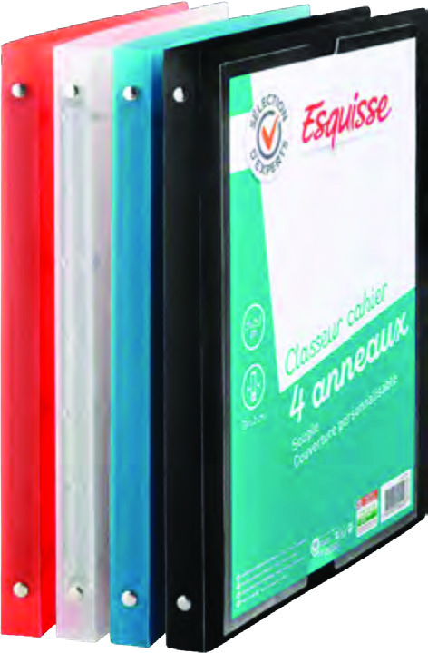 CLASSEUR-CAHIER  4 ANNEAUX