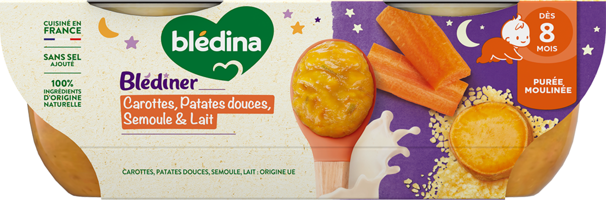 BLÉDINA BOLS DU SOIR BLÉDÎNER
