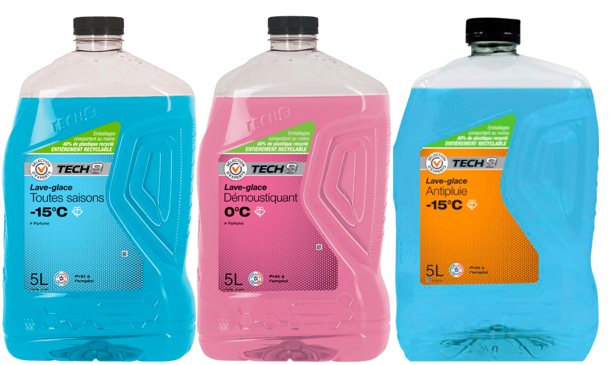 TECH9 SUR LES PRODUITS PRÉSENTS EN MAGASIN DE LA GAMME LAVE-GLACE TOUTES SAISONS ET ÉTÉ "TECH9"