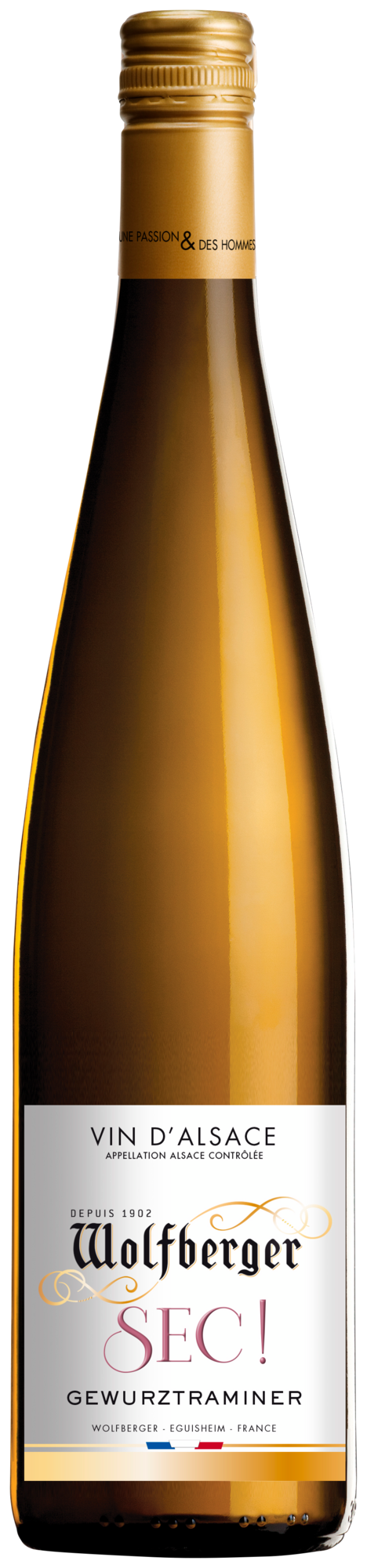 WOLFBERGER AOC VIN BLANC SEC D'ALSACE GEWURZTRAMINER