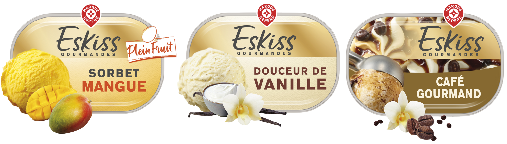 ESKISS SUR LES PRODUITS PRÉSENTS EN MAGASIN DE LA GAMME "BAC GLACÉS ESKISS".