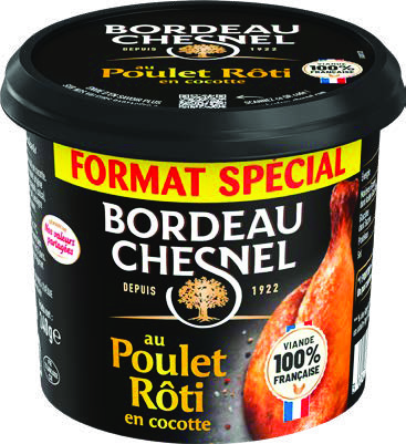 BORDEAU CHESNEL SPÉCIALITÉ CHARCUTIÈRE AU POULET RÔTI EN COCOTTE FORMAT SPÉCIAL