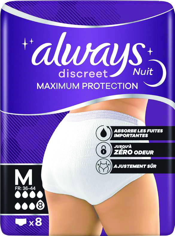 ALWAYS DISCREET CULOTTES INCONTINENCE