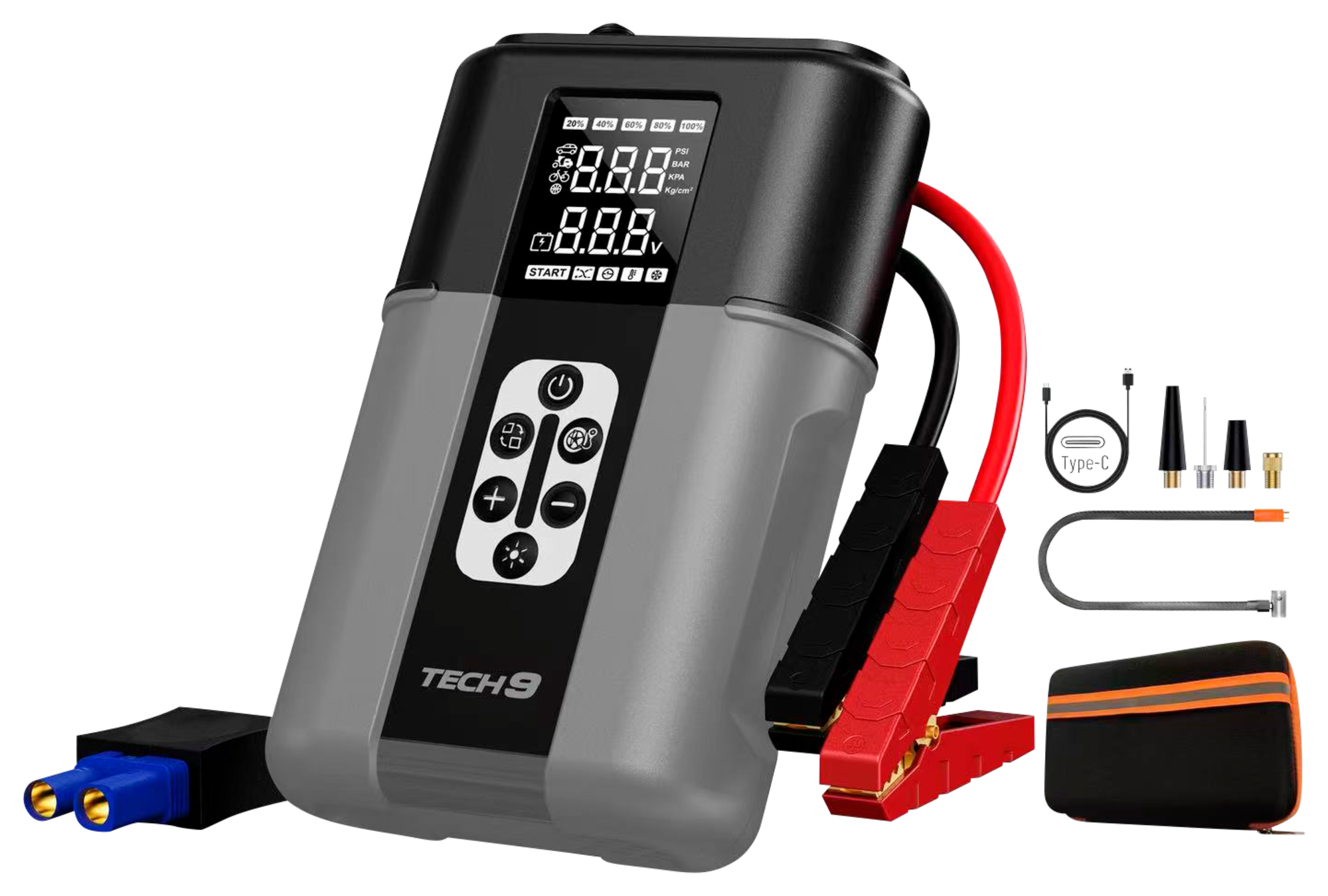 TECH9 BOOSTER COMPRESSEUR 3EN1 ''TECH9''