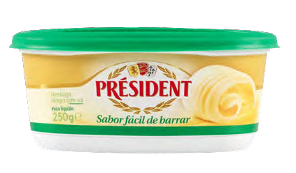 PRÉSIDENT BEURRE LÉGER DEMI-SEL