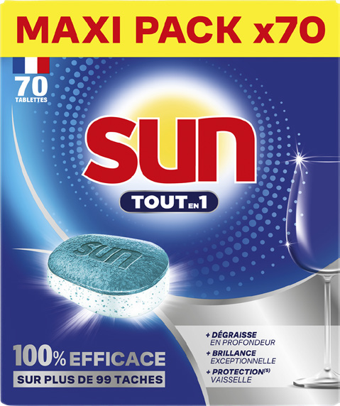 SUN TABLETTES LAVE-VAISSELLE