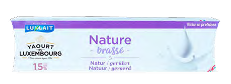 LUXLAIT YAOURT NATURE BRASSÉ