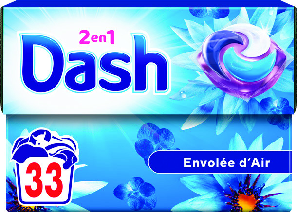 DASH PODS LESSIVE