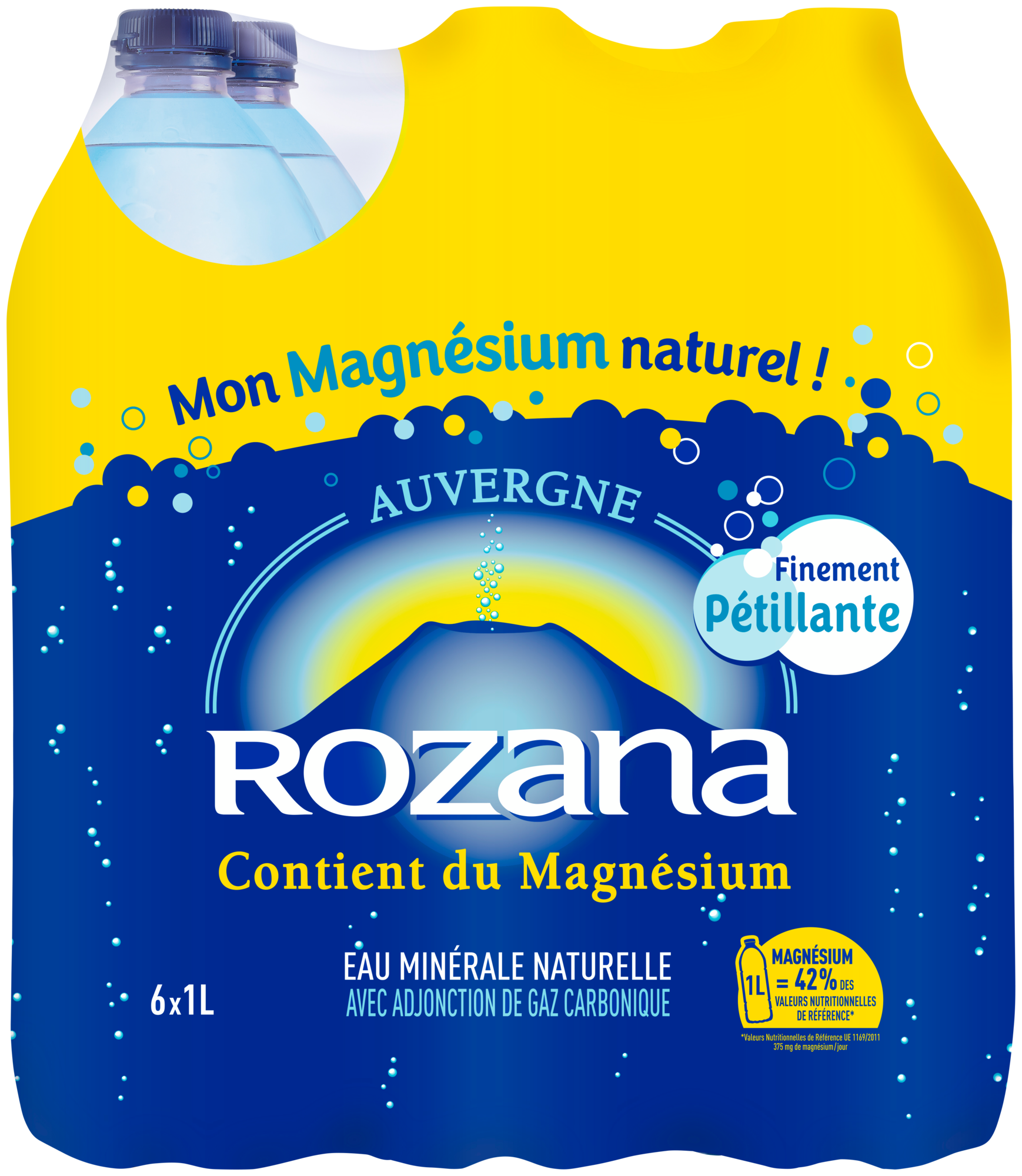 ROZANA EAU MINÉRALE NATURELLE AVEC ADJONCTION DE GAZ CARBONIQUE