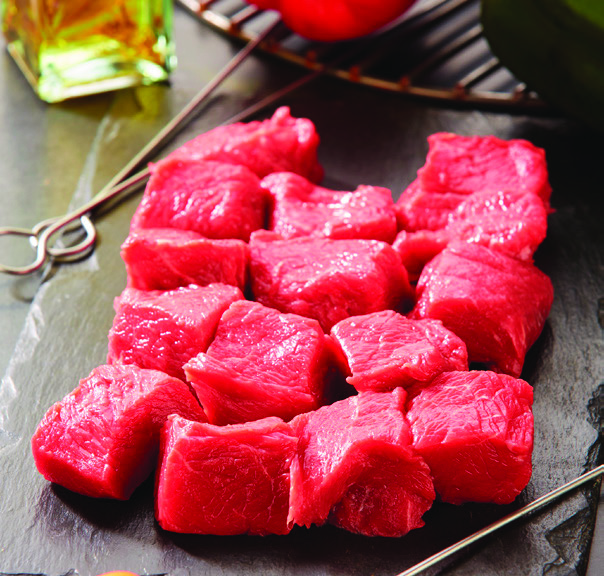 VIANDE DE BOEUF POUR  FONDUE OU BROCHETTE