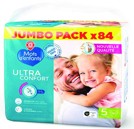 MOTS D'ENFANTS CHANGES BÉBÉ ULTRA CONFORT