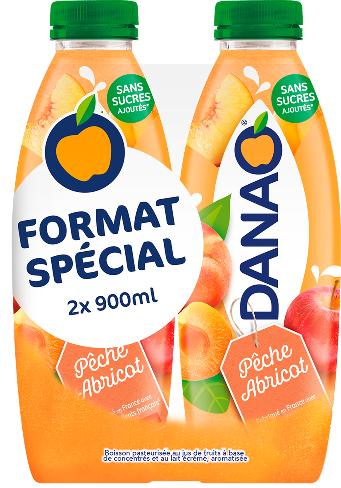 DANAO Danao Pêche abricot format spécial