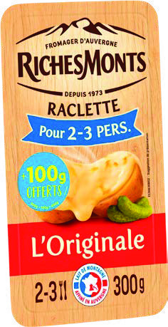 RICHESMONTS RACLETTE L'ORIGINALE 26% MAT.GR.