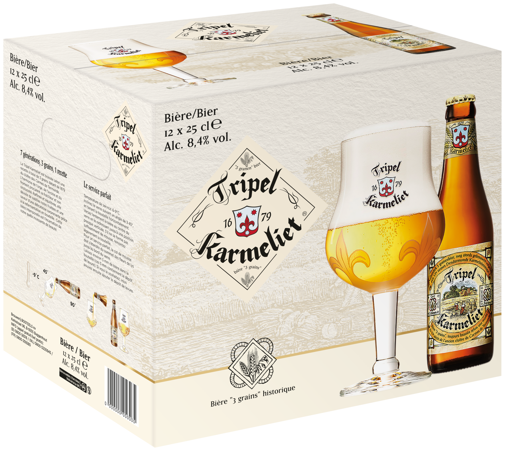 TRIPEL KARMELIET BIÈRE BLONDE BELGE