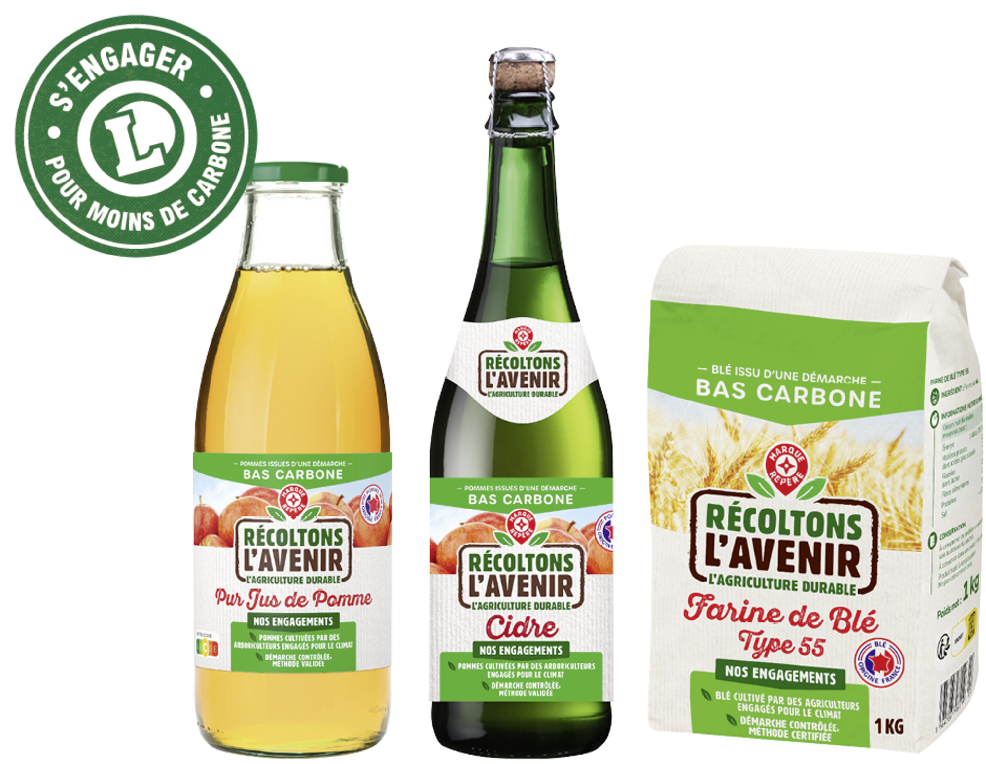 RÉCOLTONS L'AVENIR SUR LES PRODUITS PRÉSENTS EN MAGASIN DE LA GAMME " RÉCOLTONS L’AVENIR "